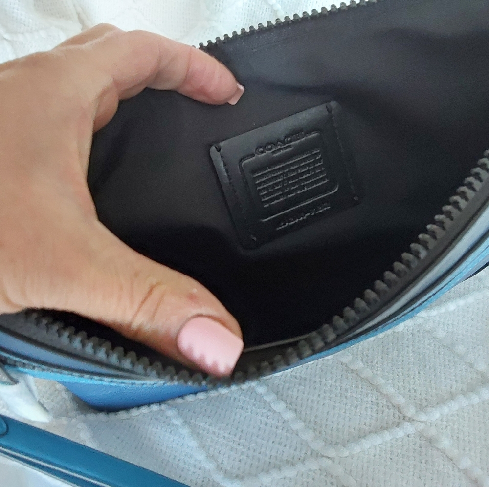 Coach Carryall Pouch In Colorblock - Picture 5 of 10